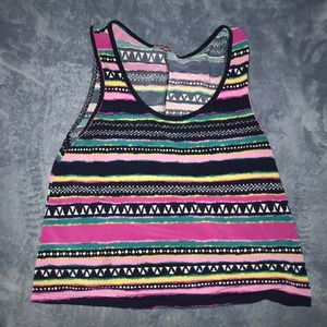 Colorful tribal tank top