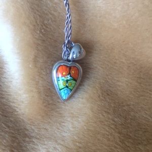 Alan K Design Heart Pendant 925 Sterling Silver.