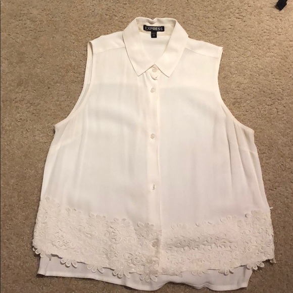 Crotchet Trimmed Blouse - Picture 1 of 2