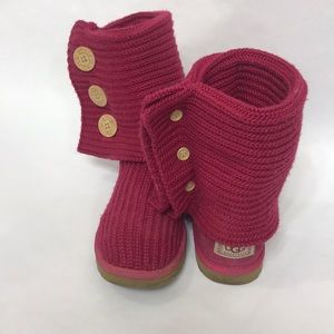Pink Knit UGGS