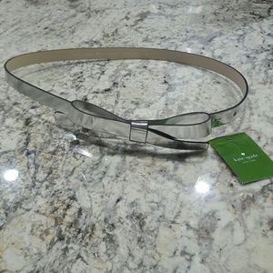 ONE HOUR ONLY SALE! Kate Spade Silver Bow Belt