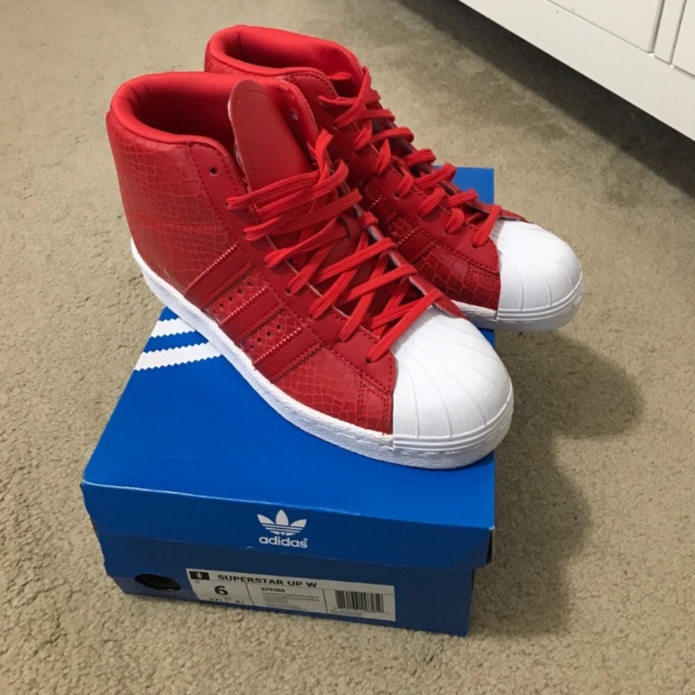 Adidas super star wedges