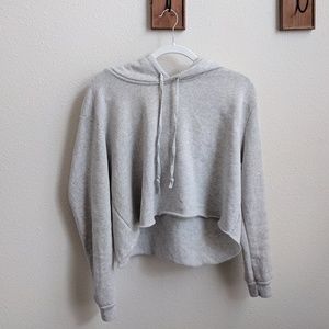 Brandy Melville Heather Gray Lennon Hoodie