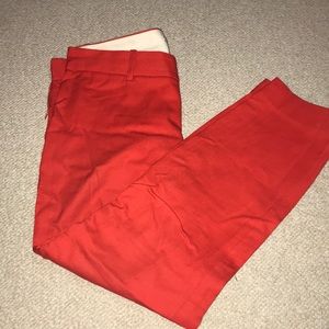 J. Crew Red Minnie Pant