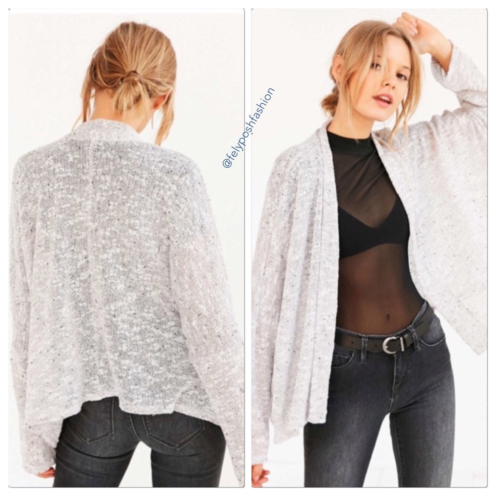 Urban Outfitters BDG Gray Joey Dolman Cardigan