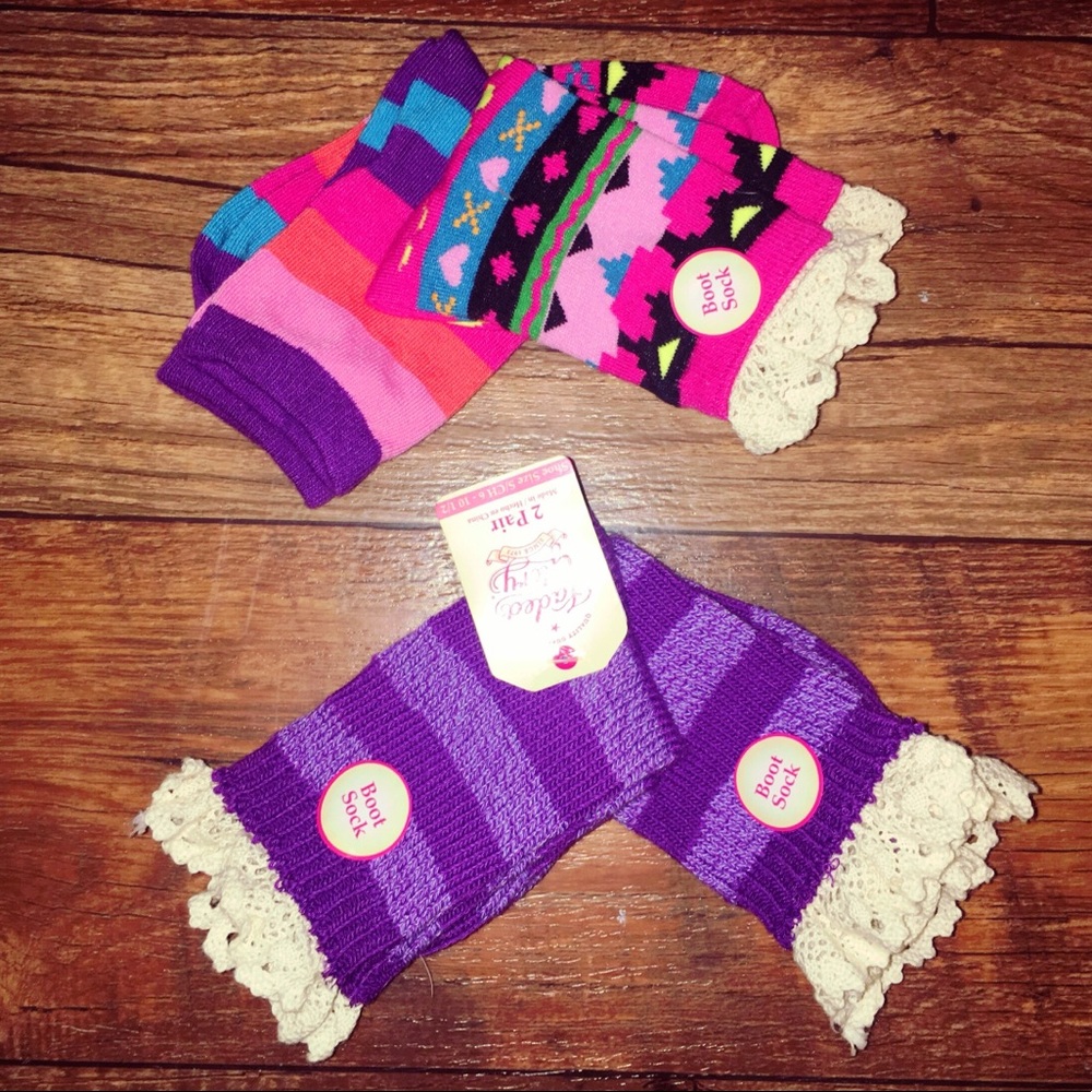 4 pairs of bootsocks