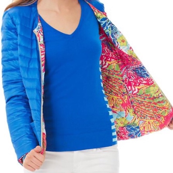 Lilly Pulitzer Jackets & Blazers - Lilly Pulitzer reversible jacket