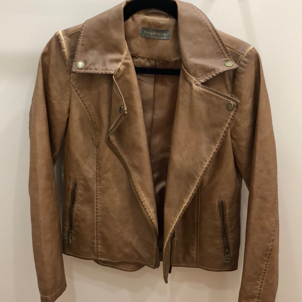 Faux leather jacket