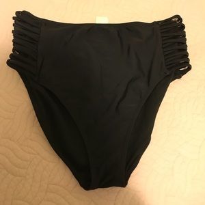 High waisted bikini bottoms