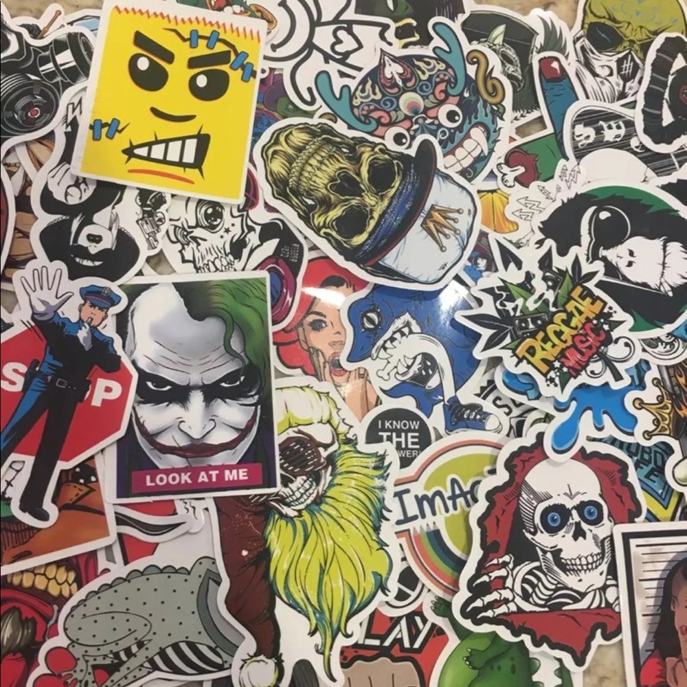 30 Vinyl Stickers