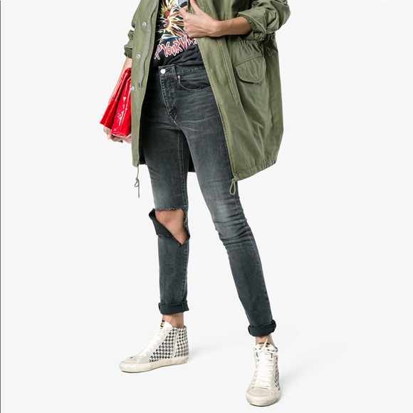 NIB GOLDEN GOOSE LEATHER SUEDE ARGULE SLIDE $595 - Picture 8 of 8