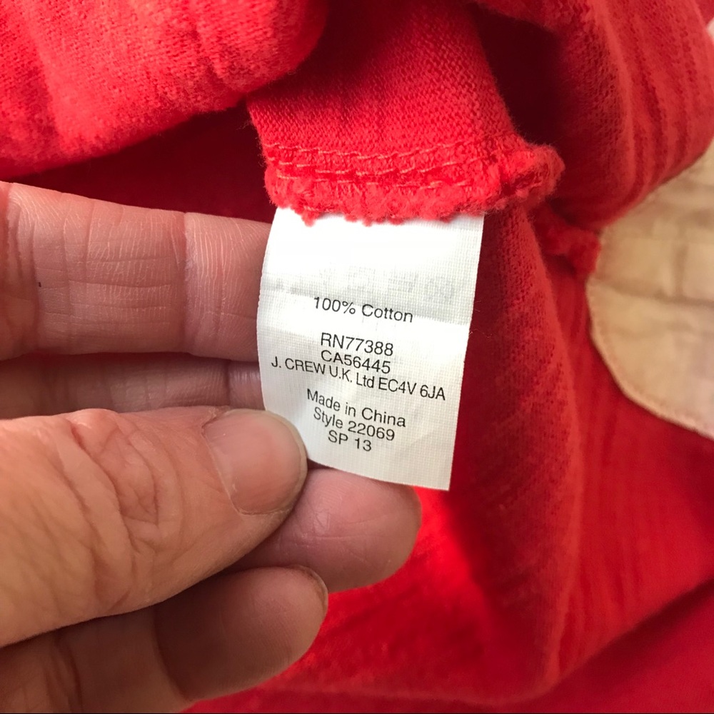 J. Crew Colorblock Slub Cotton Shift Dress, EUC - Picture 6 of 7