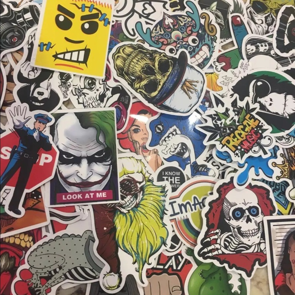 45 Vinyl Stickers