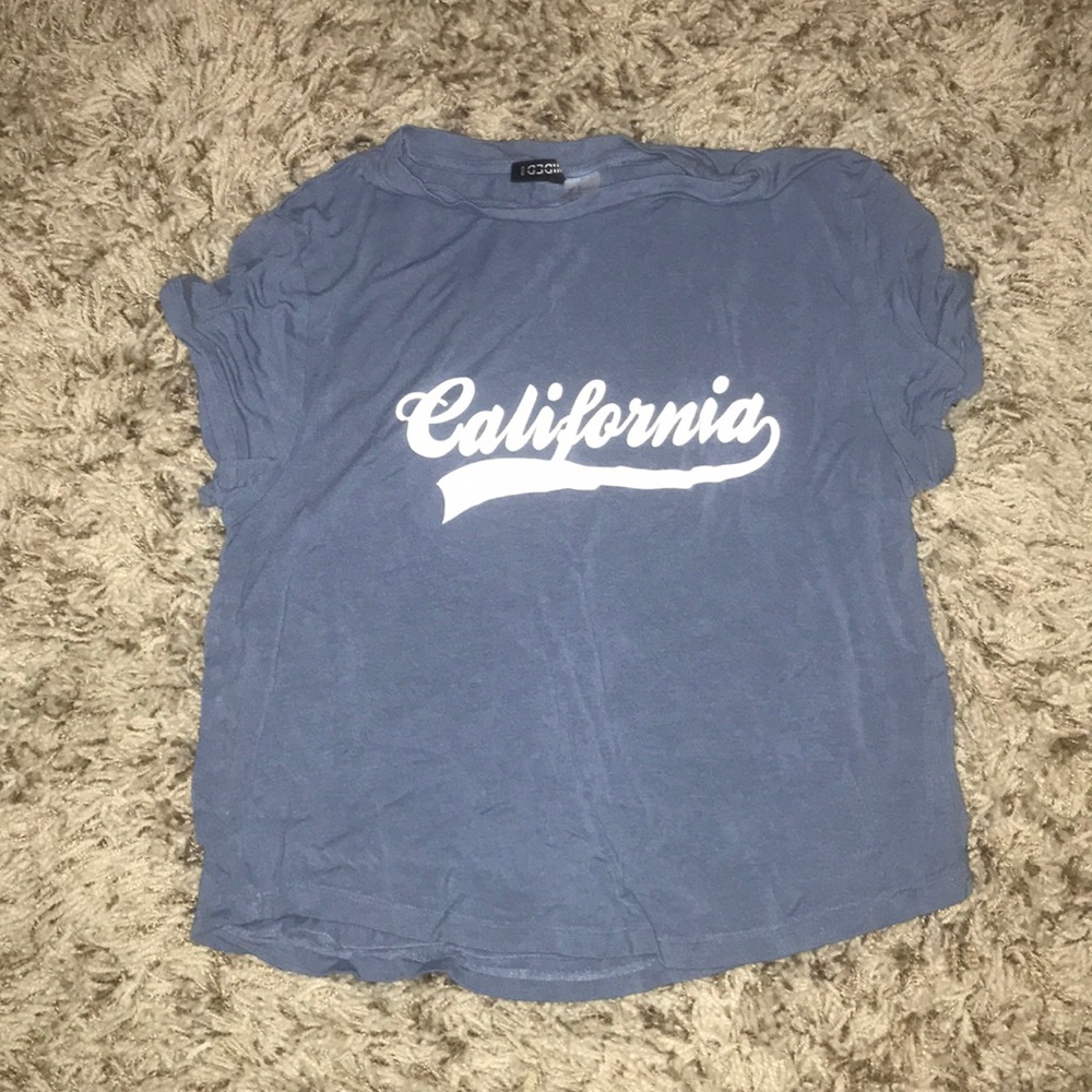 Blue California tee