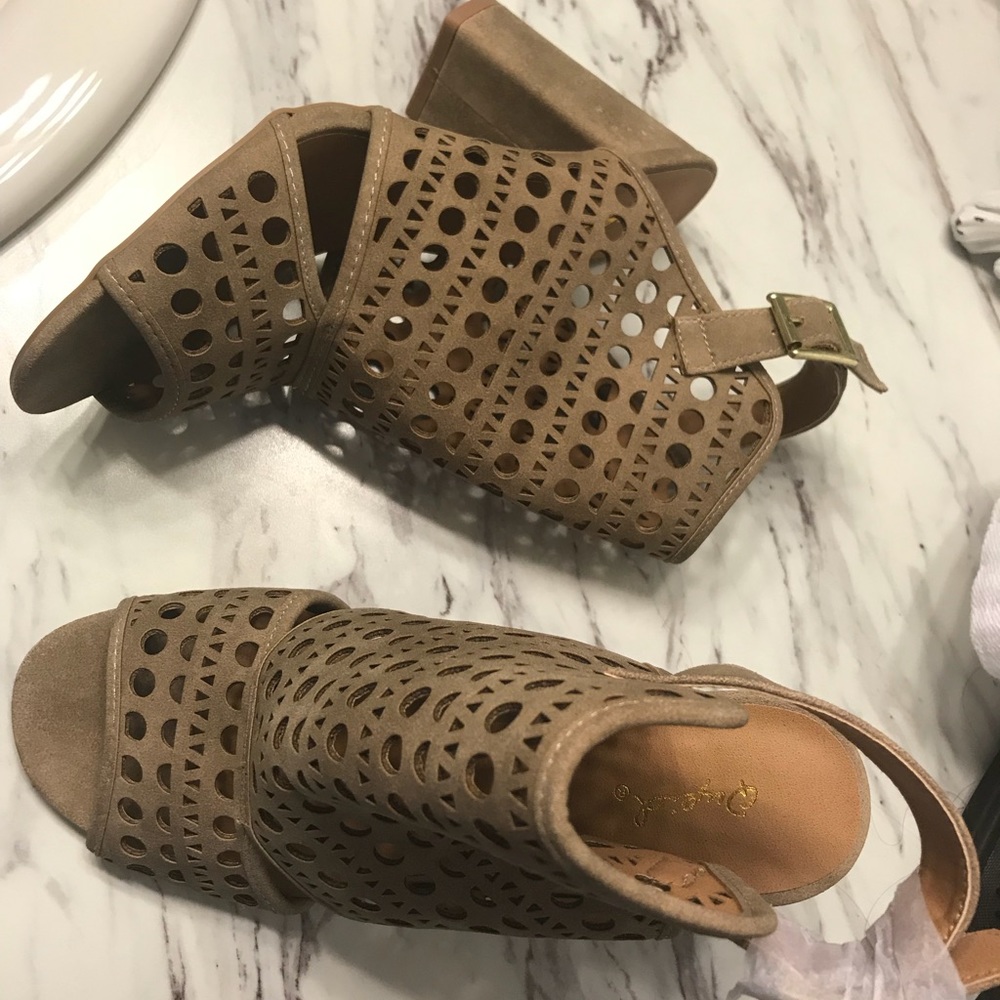 Thick heel sandals