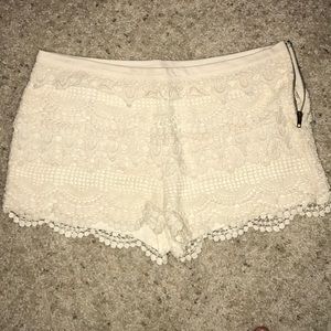 Lace shorts