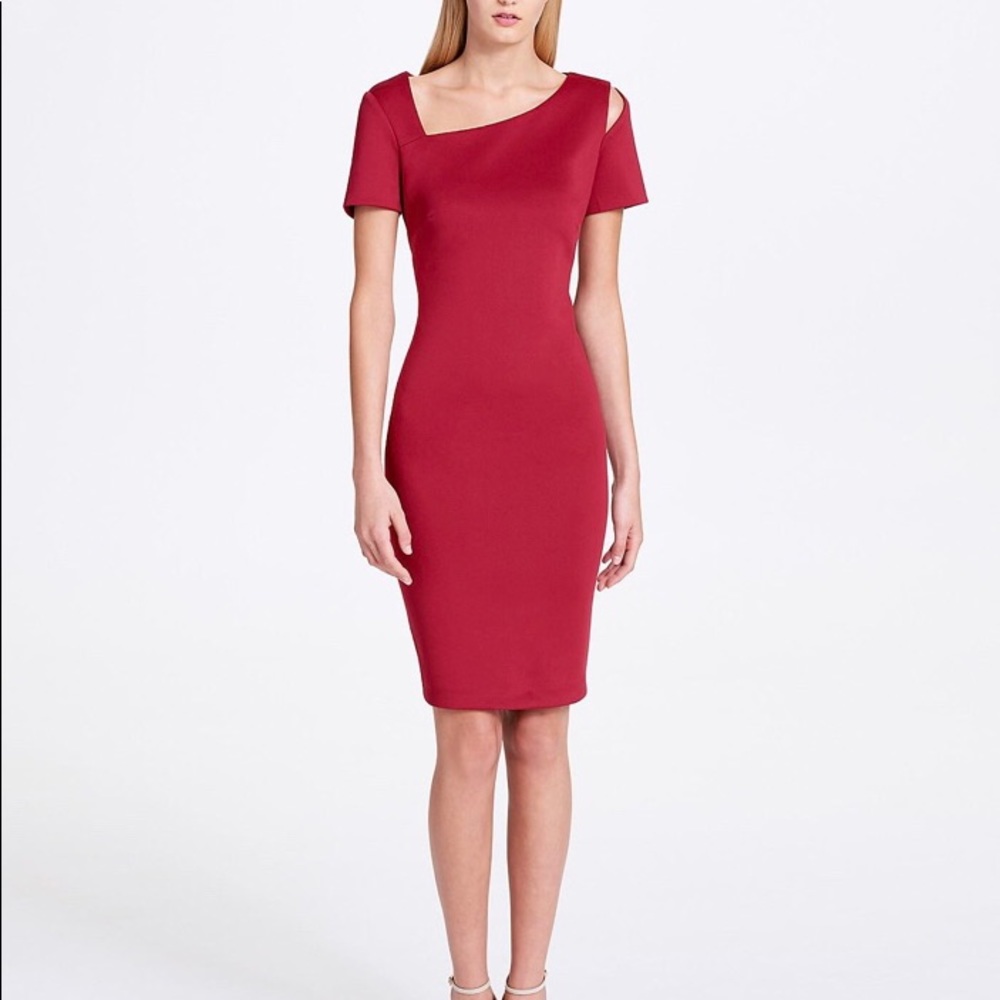 🆕 NWOT 💫 Calvin Klein asymmetrical sheath dress