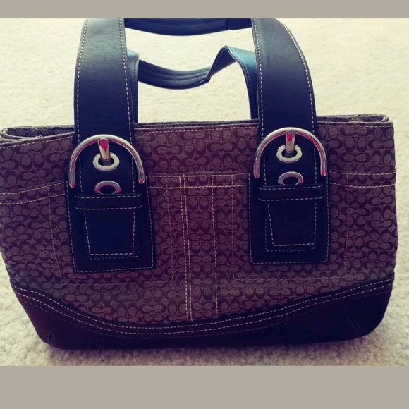 Authentic Vintage Coach signature bag - Picture 1 of 1