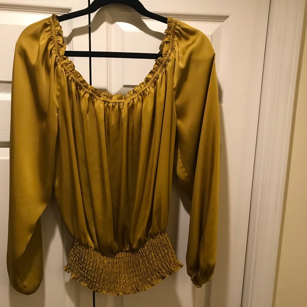 Michael Kors Chartreuse Blouse