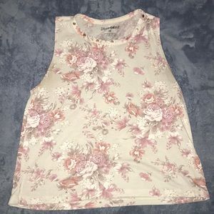 Floral tank top