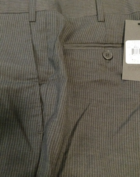 Men's pinstripe suit 40L - Picture 3 of 8