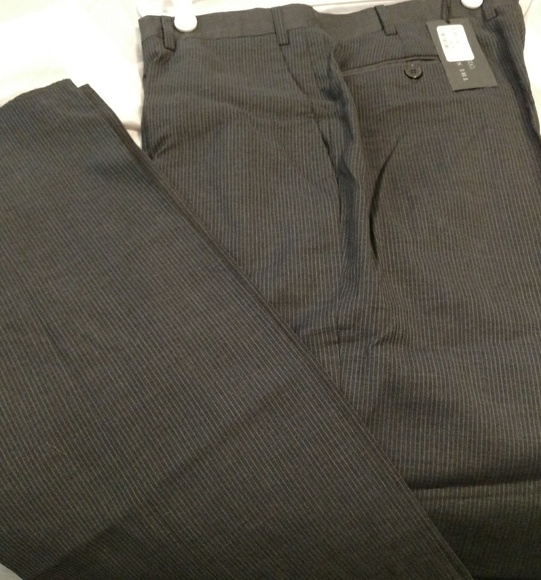 Men's pinstripe suit 40L - Picture 6 of 8