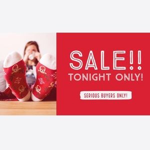 Major Holiday Sale tonight at 7:30