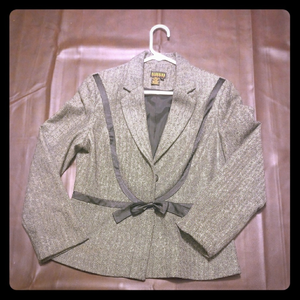 Black tweed jacket