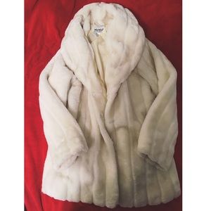 Anthony Richards Small Faux Fur White Jacket