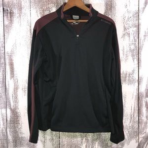 Boombah Large Maroon and Black Pullover