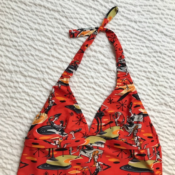 Women’s Bahama Girl Halter Tankini Top Size 6 - Picture 2 of 4