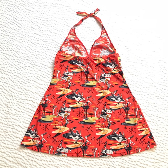 Women’s Bahama Girl Halter Tankini Top Size 6 - Picture 3 of 4