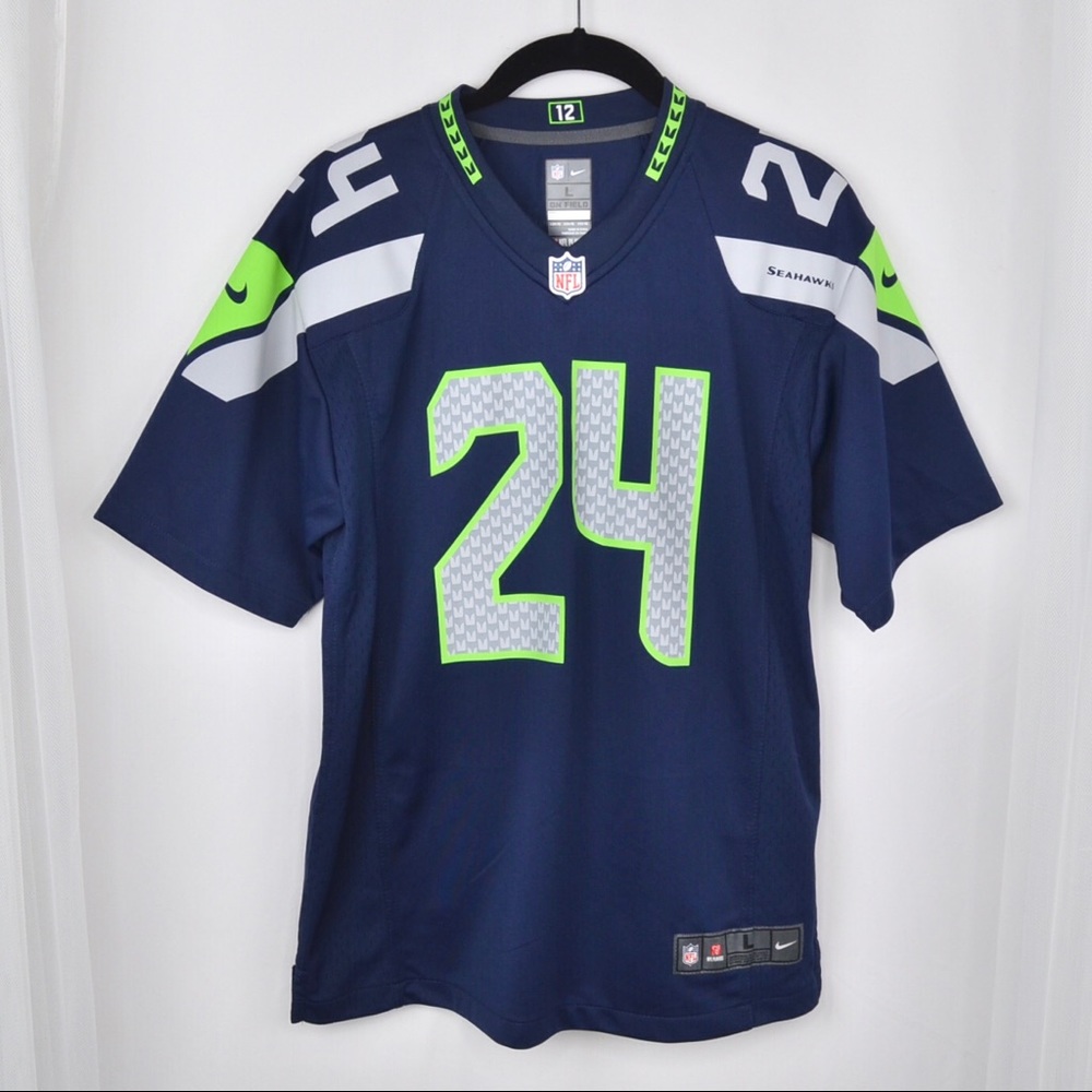 SEATTLE SEAHAWKS #24 Lynch Jersey