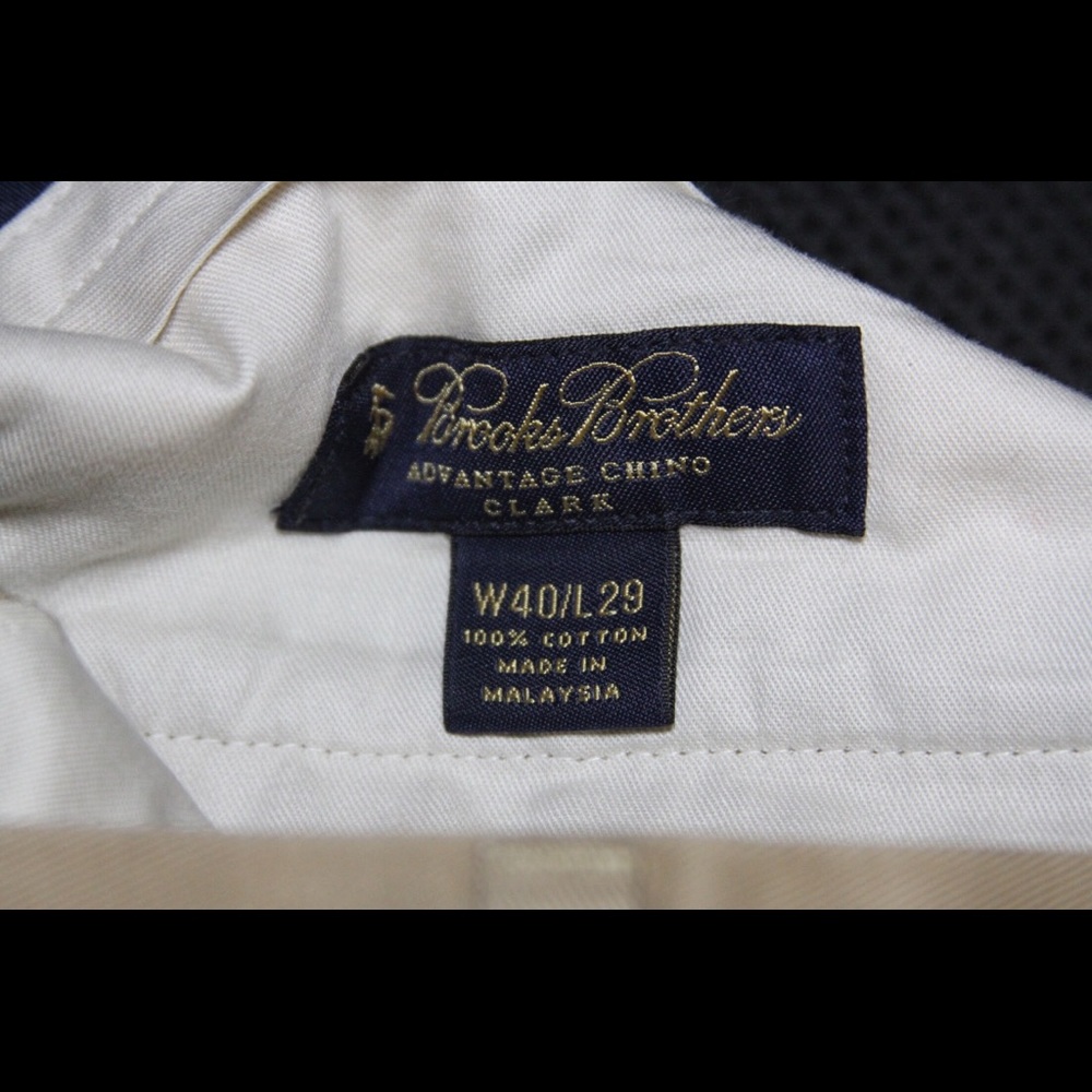 Brooks Brothers Advantage Chino Clark size W40/L29