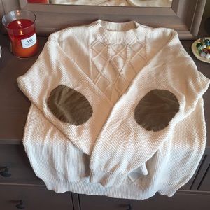Equestrian Elbow Pad Sweater