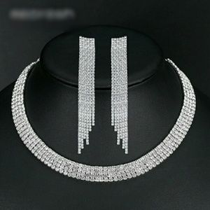 Fancy blinged necklace