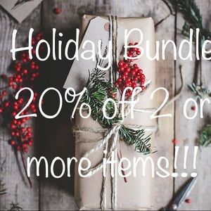 Bundle up for the Holidays!!! 20%off 2 or more!