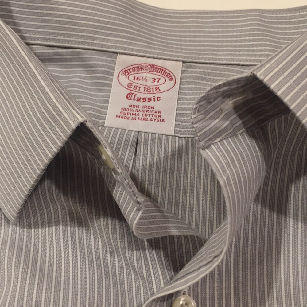Brooks Brothers no iron button down shirt