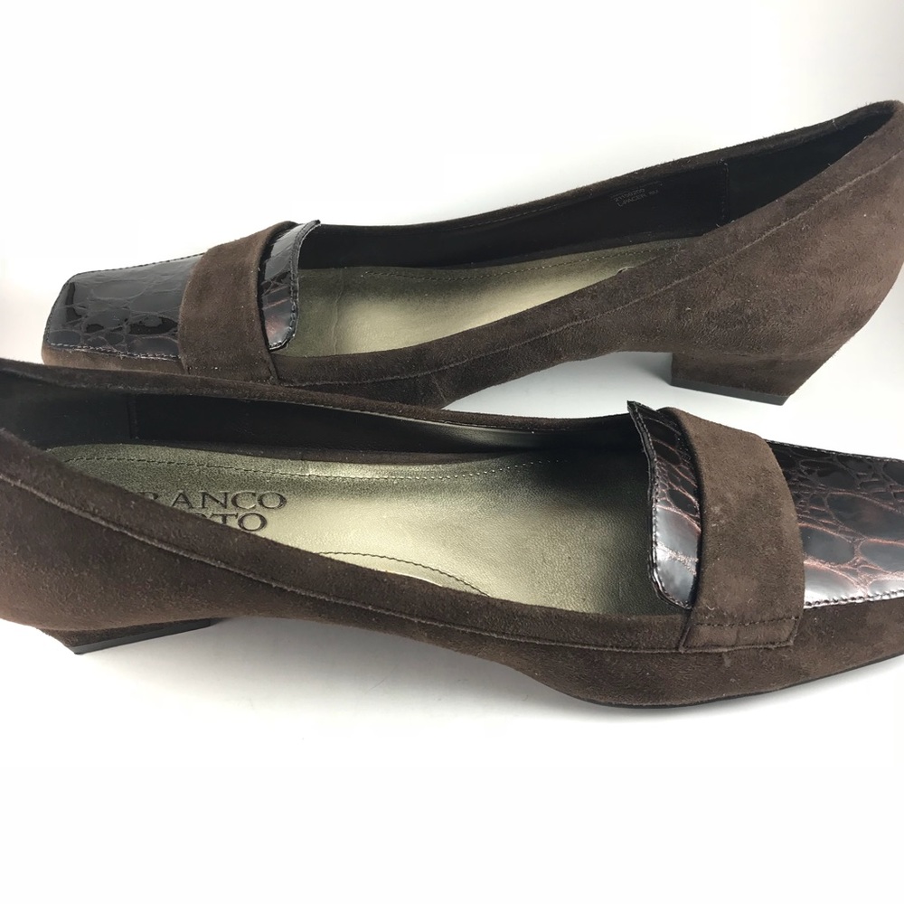 Franco Sarto Brown Suede Shoes Sz 8M