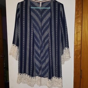 Exhilaration cardigan very light fabric size L