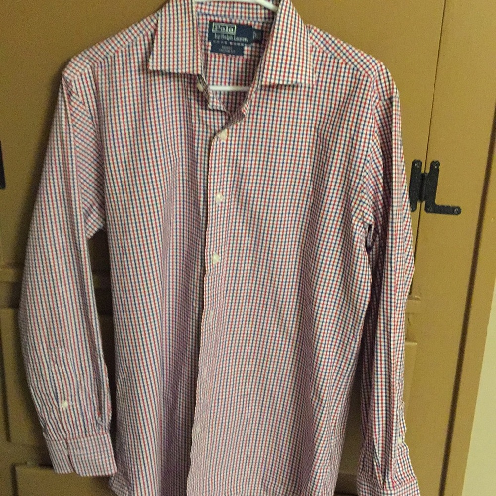 EUC men’s button down polo