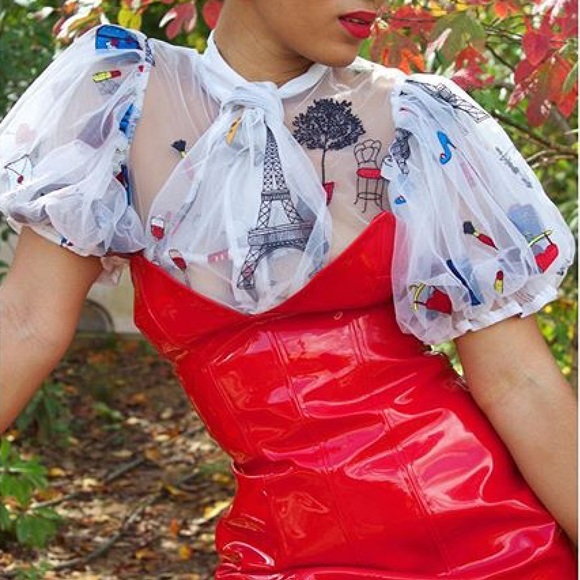 Gracia Tops - See through Blouse