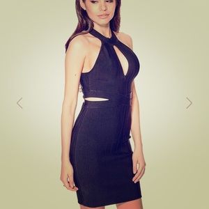 Xs black guess cocktail dress