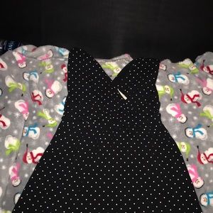 Plus size polka dot tank top