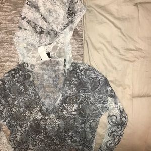 LACED SHEER HOODIE TOP
