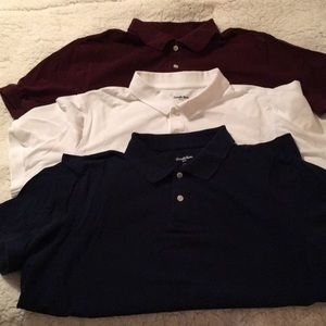 3 brand new men’s polos