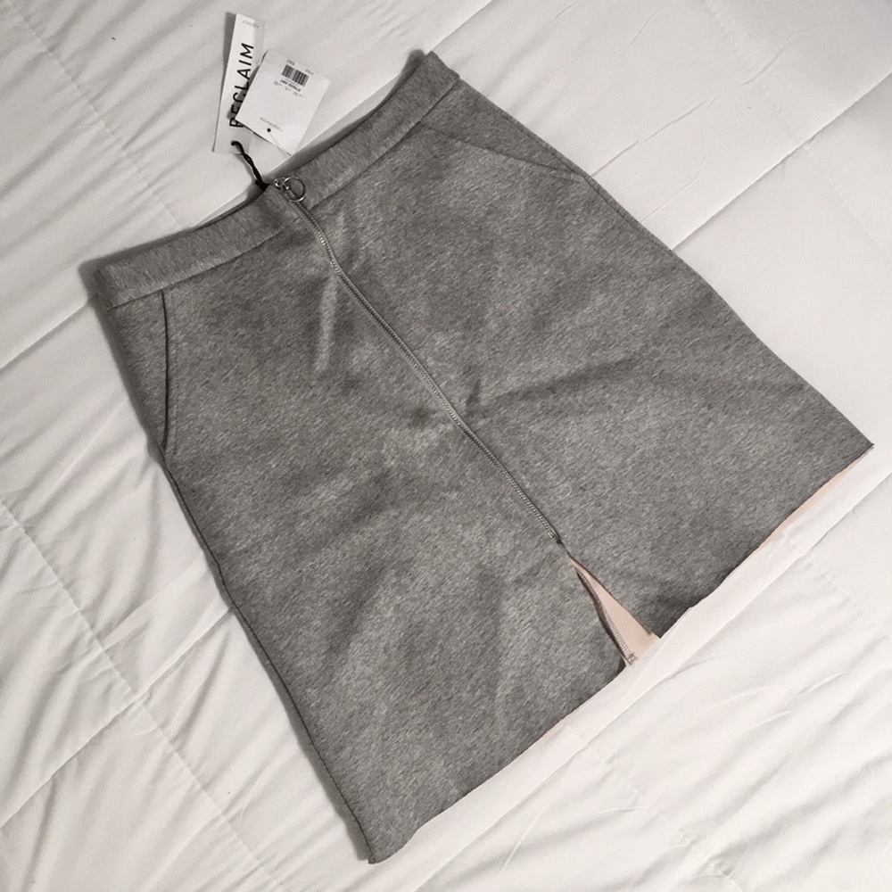TOPSHOP Grey Skirt