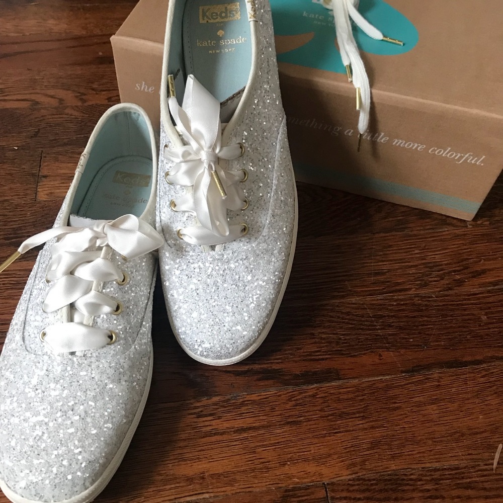 Kate Spade Glitter Keds! 8.5✨✨✨✨