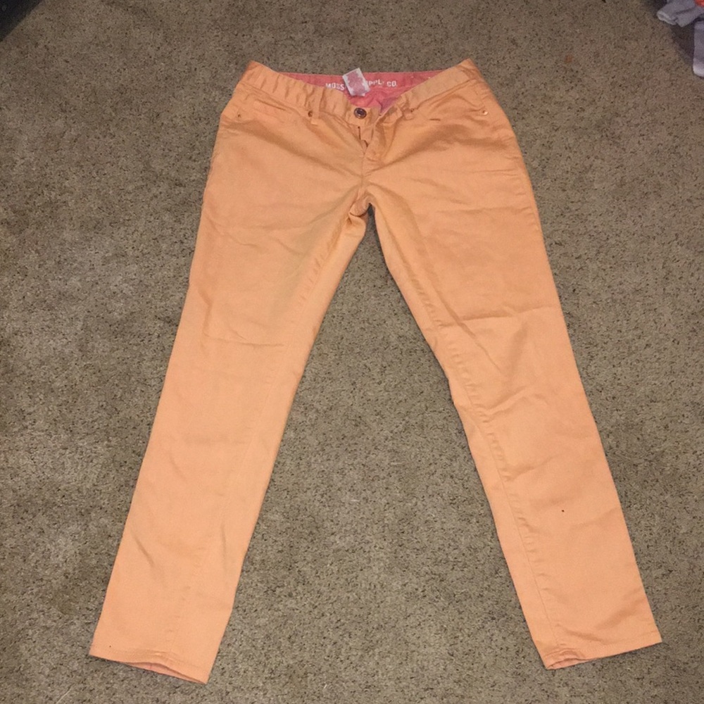 Mossimo Orange Skinny jeans