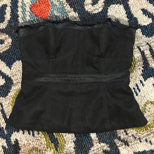 Detailed Black Bustier